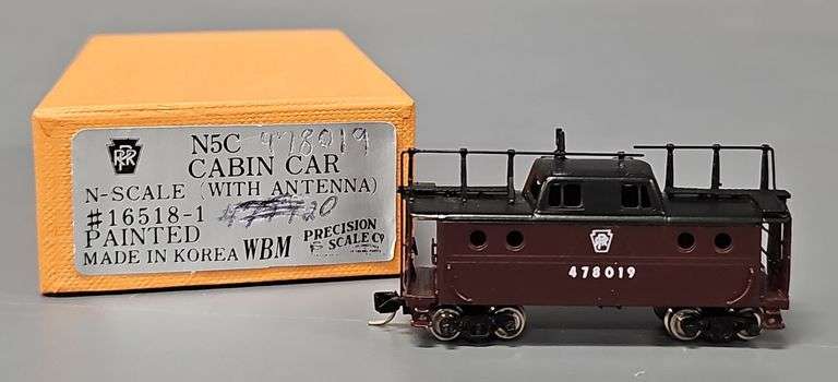 Precision Scale Co. N Scale Brass N5A Cabin Car in original box