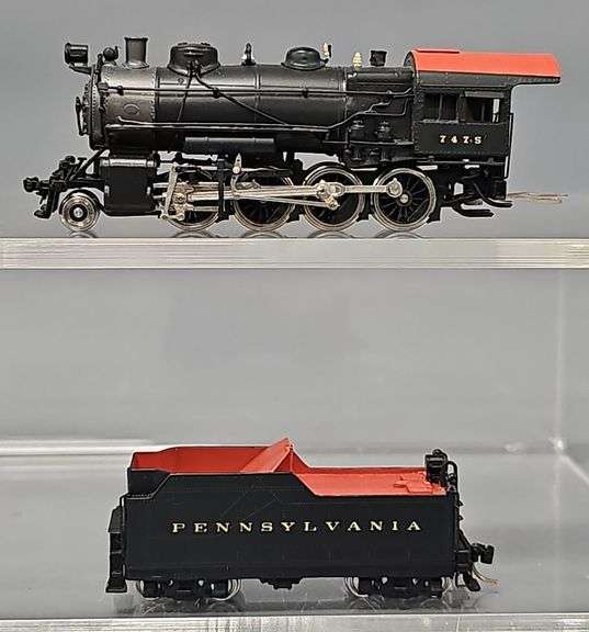 Key Imports N Scale Brass Pennsylvania H8SA 2-8-0 Steam Locomotive and Tender # 7475