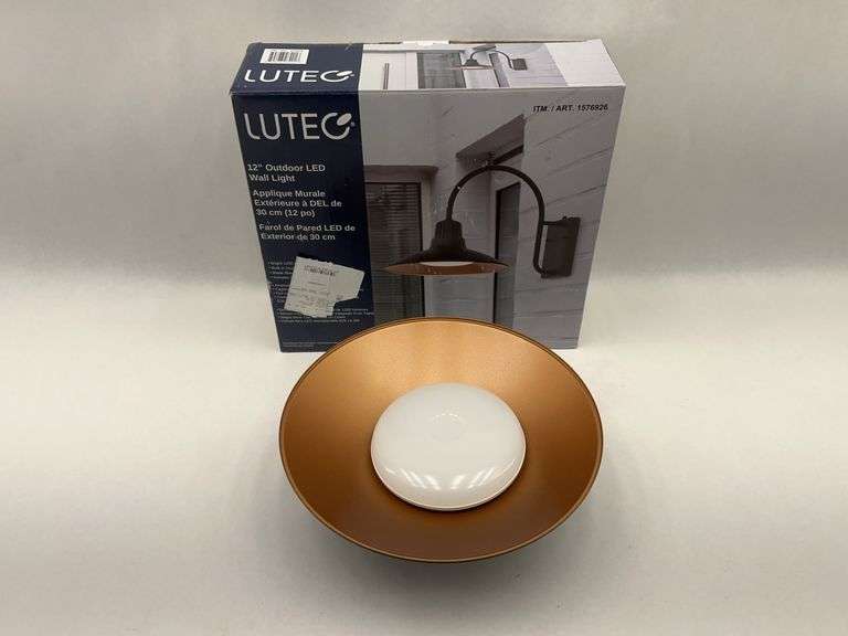 LUTEC 12" Outdoor LED Wall Light
