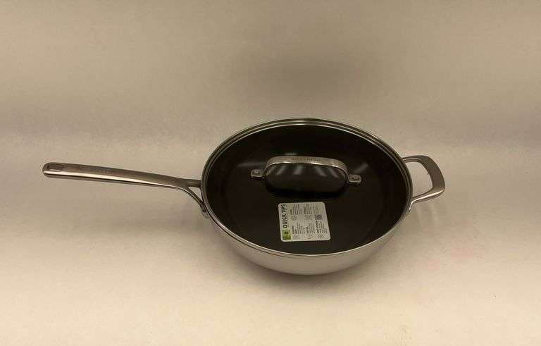 Green Pan GP5 Vista 12-inch Stainless Steel Wok with Lid