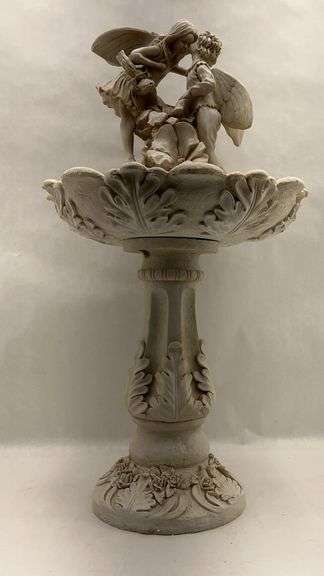 Angel Couple Garden Fountain Statue image