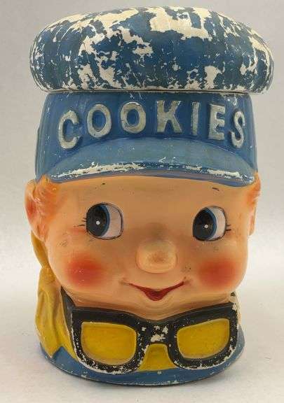 Hand Painted Made In Japan Ceramic Cookie Jar image