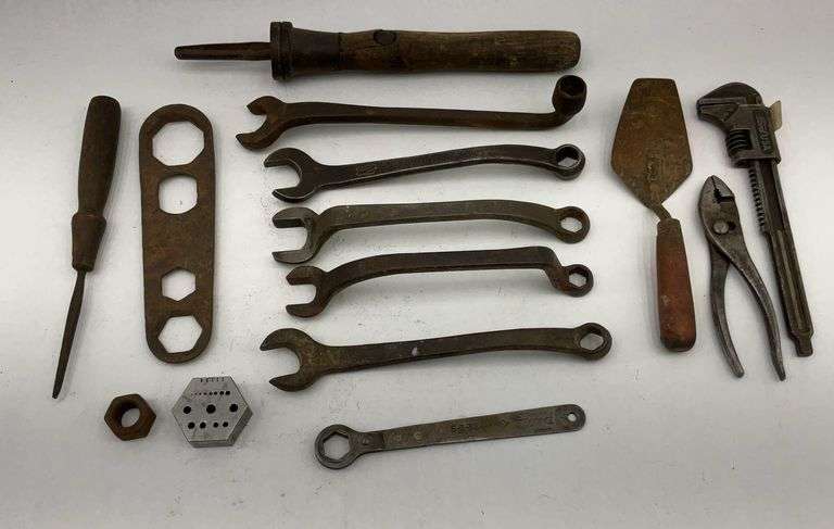 Group of Ford Wrenches and Additional Tools image