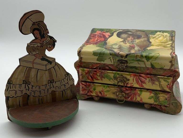 Lady Shelf and Floral Jewelry Box image