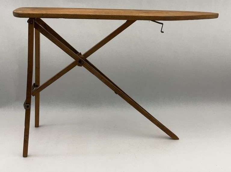 Small Wooden Folding Ironing Board image