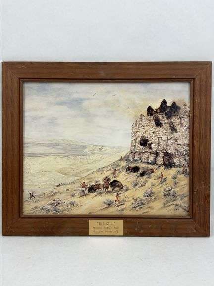 Print by BJ Haskell entitled "The Kill" image