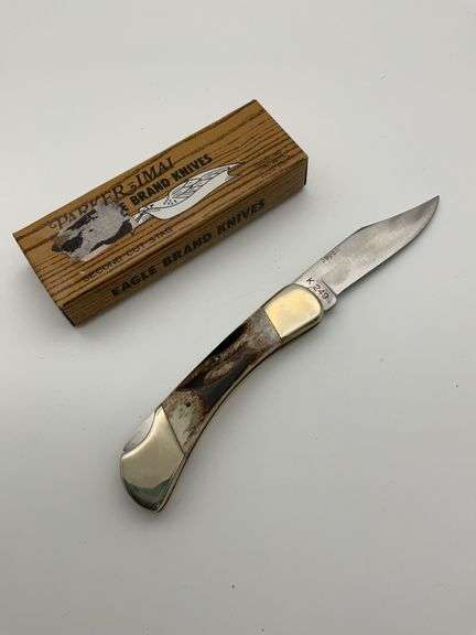 Parker Imai Eagle Brand Folding Knife With Box image