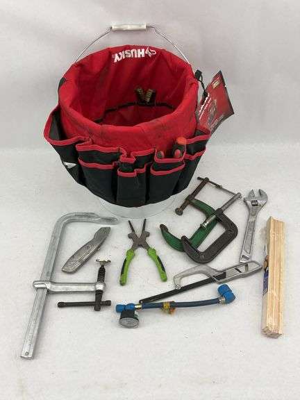 Husky Bucket Tool Organizer with Assorted Tools image