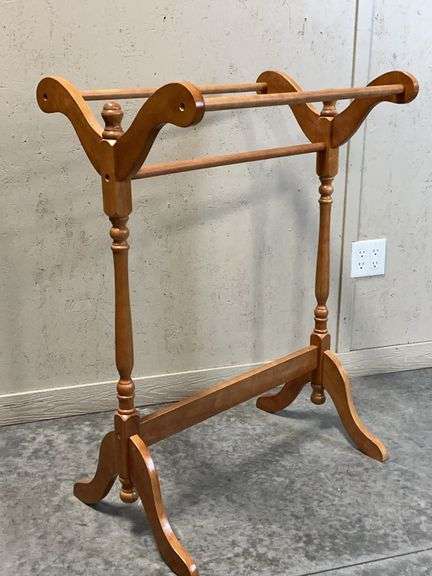 Wooden Quilt Rack image