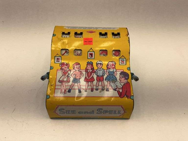 Wolverine See and Spell Tin Litho Toy image