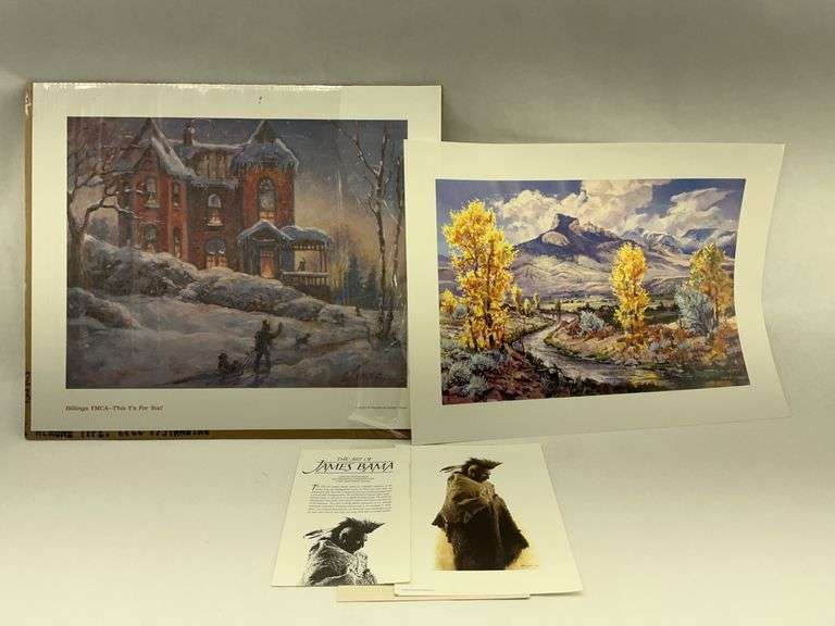 James Bama & Carolyn Thayer Prints - Native American and Landscape Art image