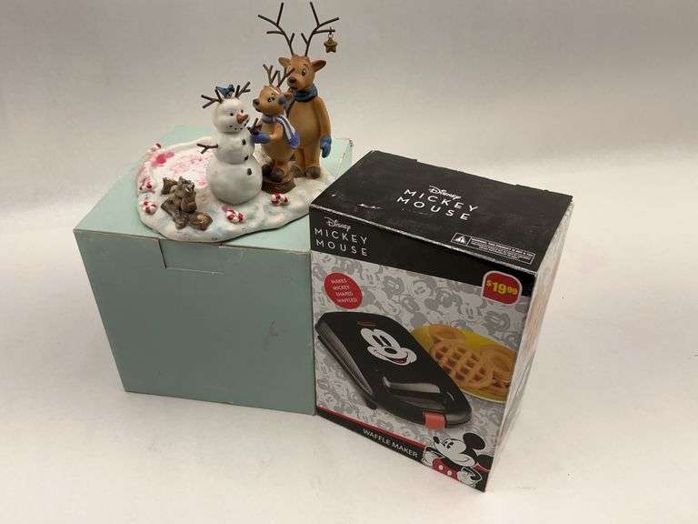 Partylite Candle Holder & Disney Mickey Mouse Waffle Maker image