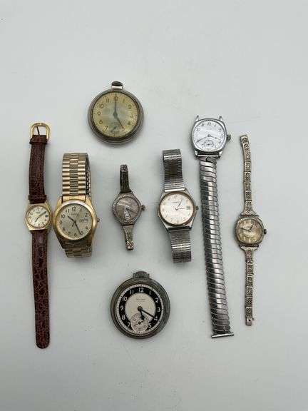 Mixed Lot of Assorted Wristwatches and Pocket Watches, Pulsar, Tissot image