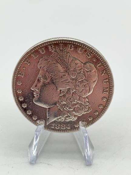 1884 Morgan Silver Dollar image