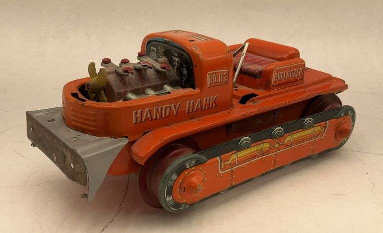TN Japan Handy Hank Bulldozer No. 112 Battery Operated Toy image