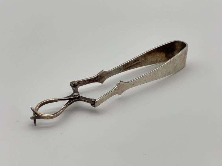 Silverplate Sugar Cube Tongs Made in England image