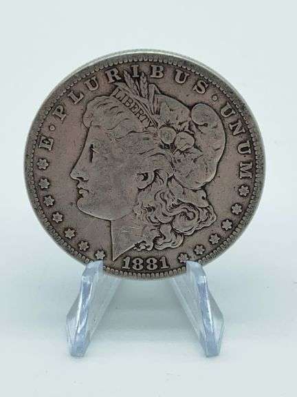 1881 Morgan Silver Dollar image