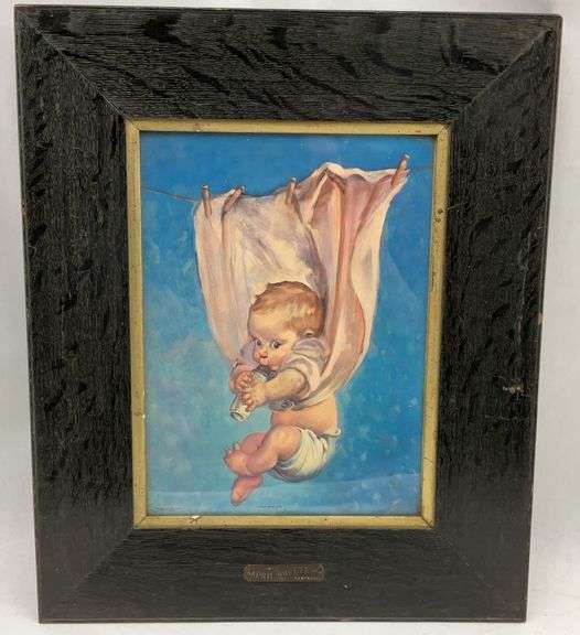 Framed "April Breeze" Print by Kampmann, 1948 image