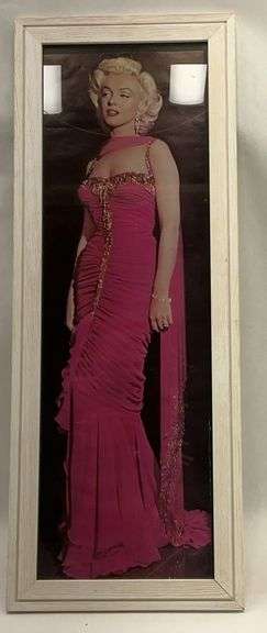 Marilyn Monroe Framed Painting, 39" x 15" image