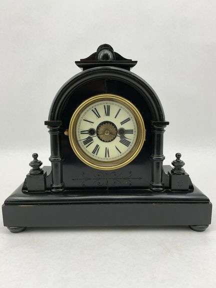 Victorian Ebonized Mantel Clock image