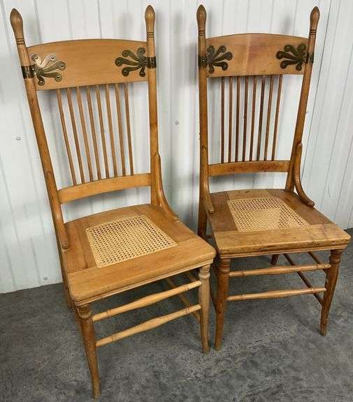 Antique Victorian-Era Side Chairs (Pair) image