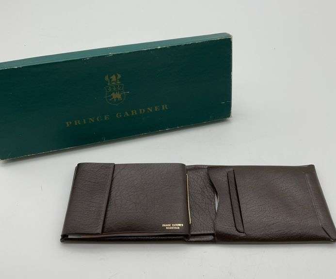 Prince Gardner Leather Wallet in Original Box image