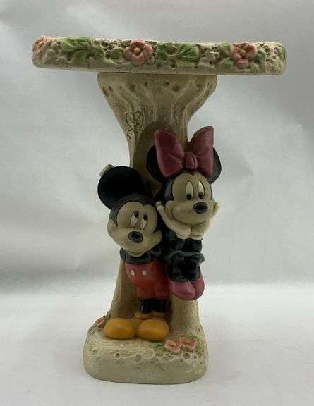 Disney Mickey and Minnie Mouse Bird Bath image