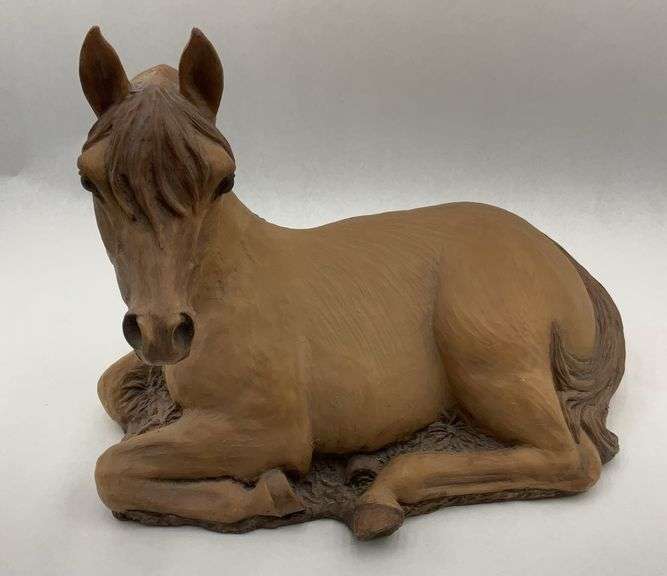 Woodcast Collectibles Large Mare Figurine Handcrafted in USA image