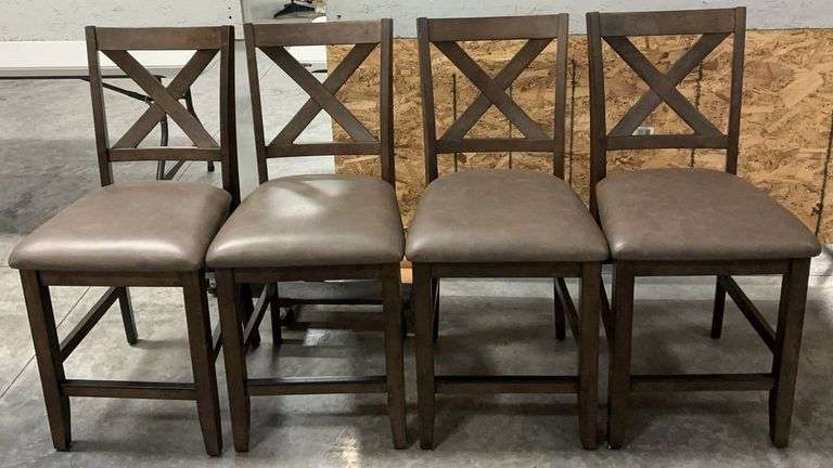 Bayside Furnishings Whalen 4 Counter Height Dining Chairs image