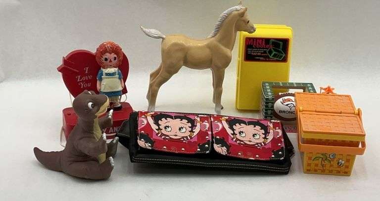 Assorted Toys and Betty Boop Bag image