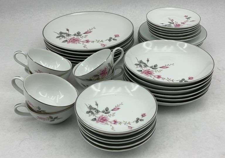 Castlecourt Rose Glow Japan Dinnerware Set for Six image