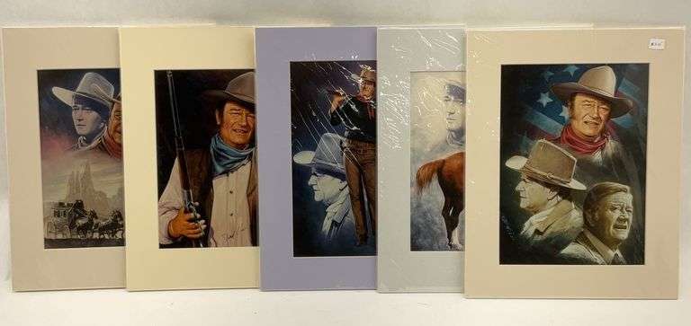 John Wayne 11x14 Art Prints - Lot of 6 image