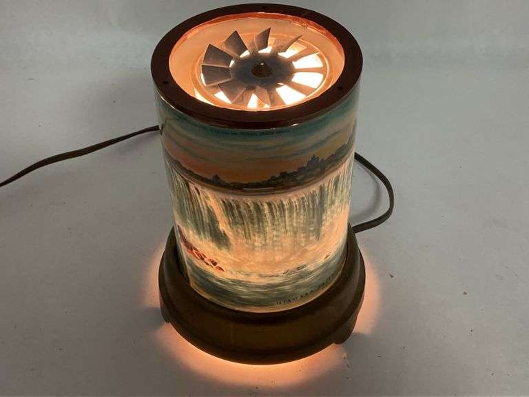Niagara Falls Rotating Motion Table Lamp image