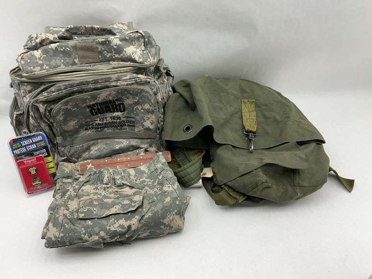 National Guard Backpack, Olive Drab Bag, Camo Pants & Accessories image