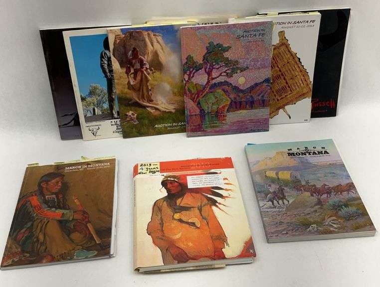 Collection of C.M. Russell Auction Catalogs and Books image
