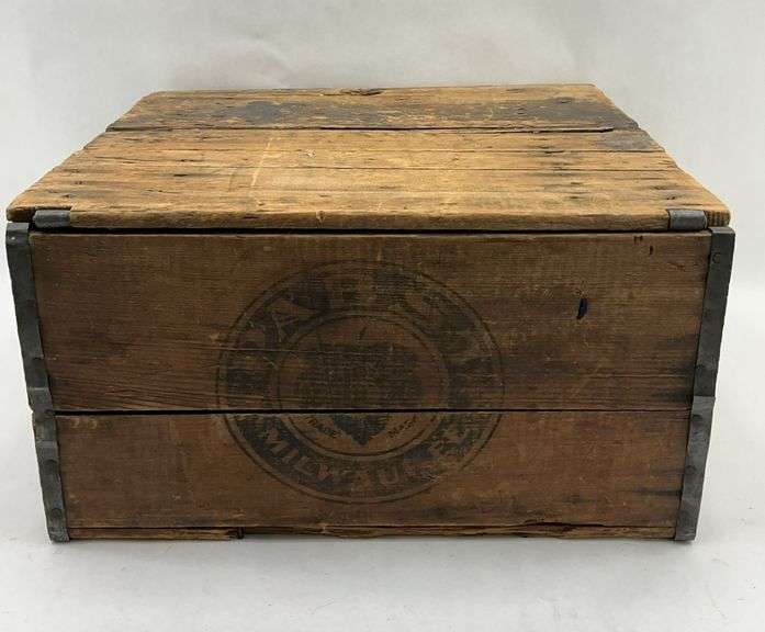 Rare Antique Pabst Brewing Company Crate image