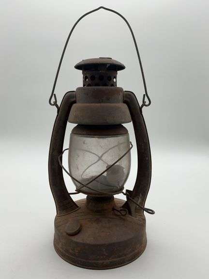 Vintage Kerosene Hurricane Texaco Star Lantern image
