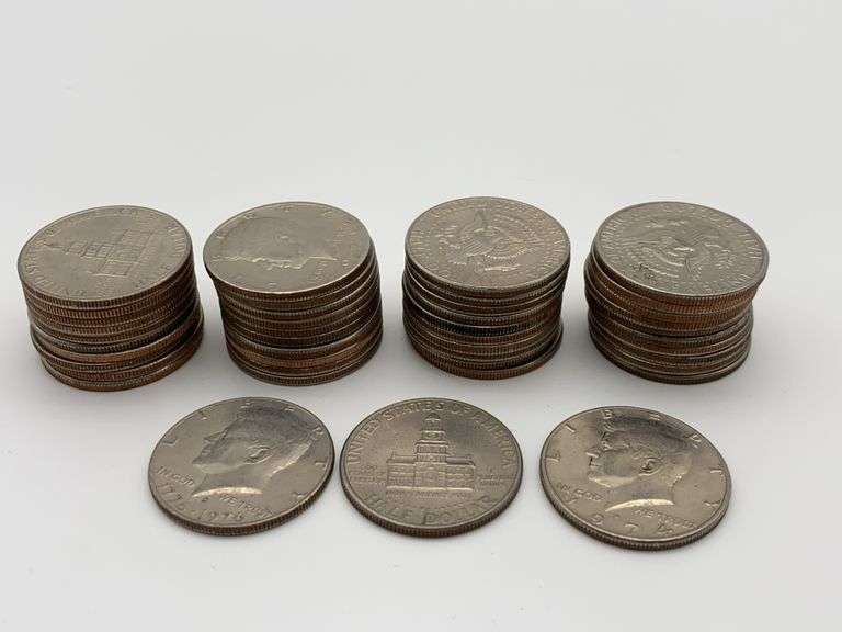 43 Kennedy Half Dollars image