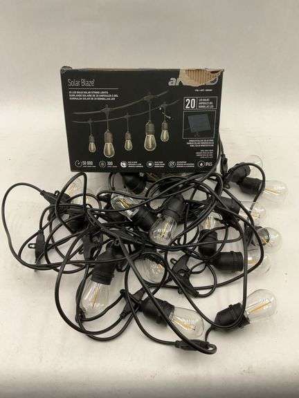 Artika Solar Blaze 20 LED Bulb Solar String Lights image