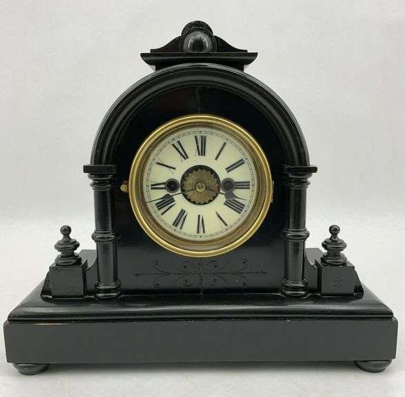 Victorian Ebonized Mantel Clock image