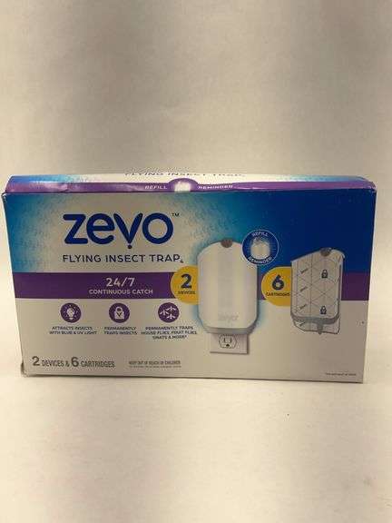 Zevo Flying Insect Trap - 2 Devices & 6 Refill Cartridges image