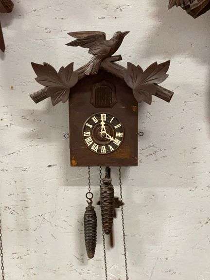 German Black Forest Cuckoo Clock w/ Bird image