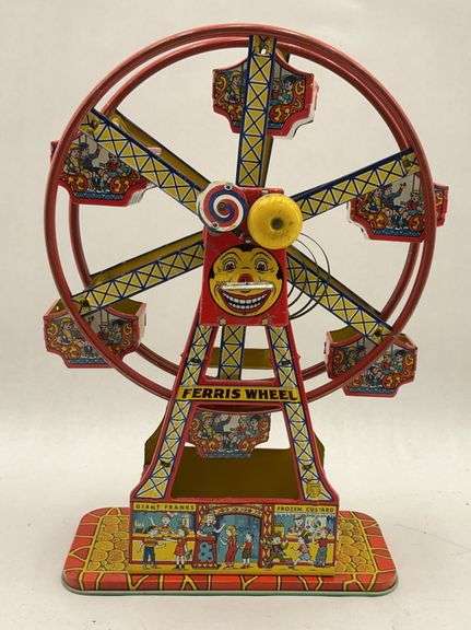 Hercules Ferris Wheel Tin Toy image