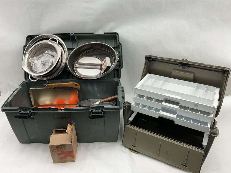Lot of 2 Camping and Fishing Boxes - Flambeau image