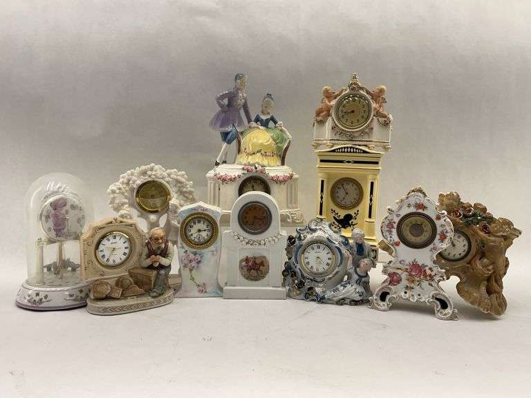 Collection of Decorative Tabletop Clocks image