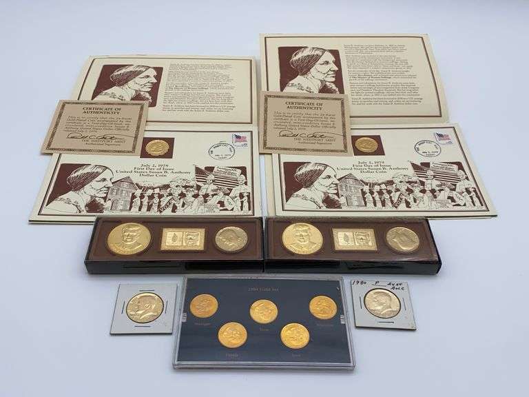 Susan B. Anthony and Kennedy Gold Coins and Medals Collection image