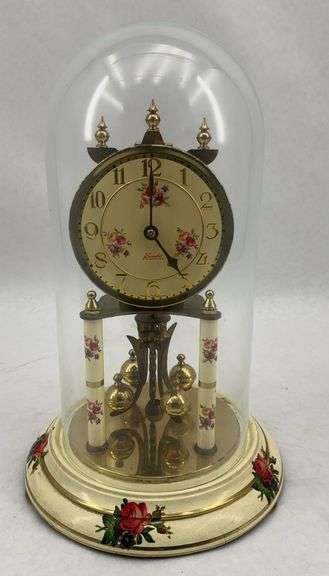 Kundo Laternenuhr Style Anniversary Clock with Glass Dome image
