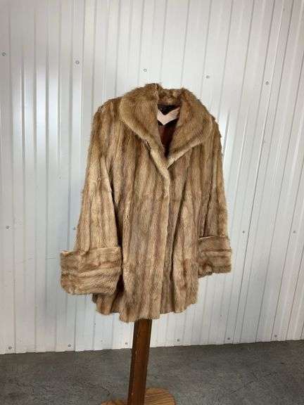 L.B. Bell Fur Co. Brown Fur Coat image
