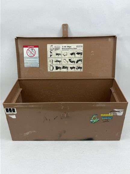 Large Metal Job Site Tool Storage Chest image