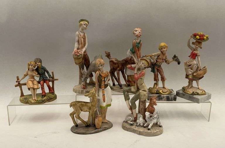 Collection of Simonetti Depose Italy Figurines - Set of 8 image